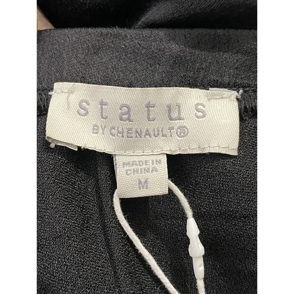 Status by Chenault Womens‎ A-line Midi Skirt in Black Size Medium